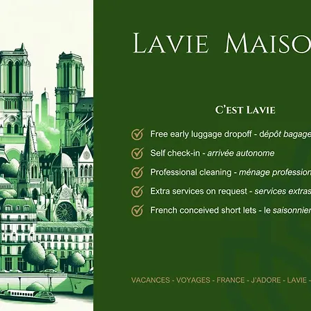 Lavie Maison - 33 Louvre Appartamento